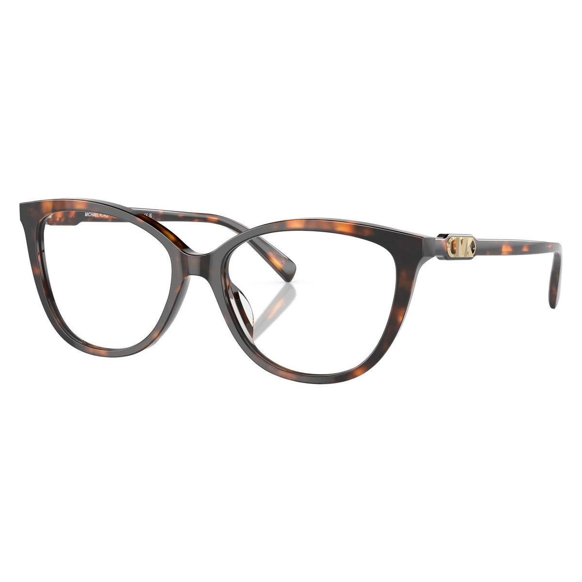 Michael Kors MK4109U 3006 Dark Tortoise eyeglasses angle view