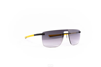 MCLAREN SUNGLASSES - MLSUPS22 (MATTE BLACK/YELLOW)