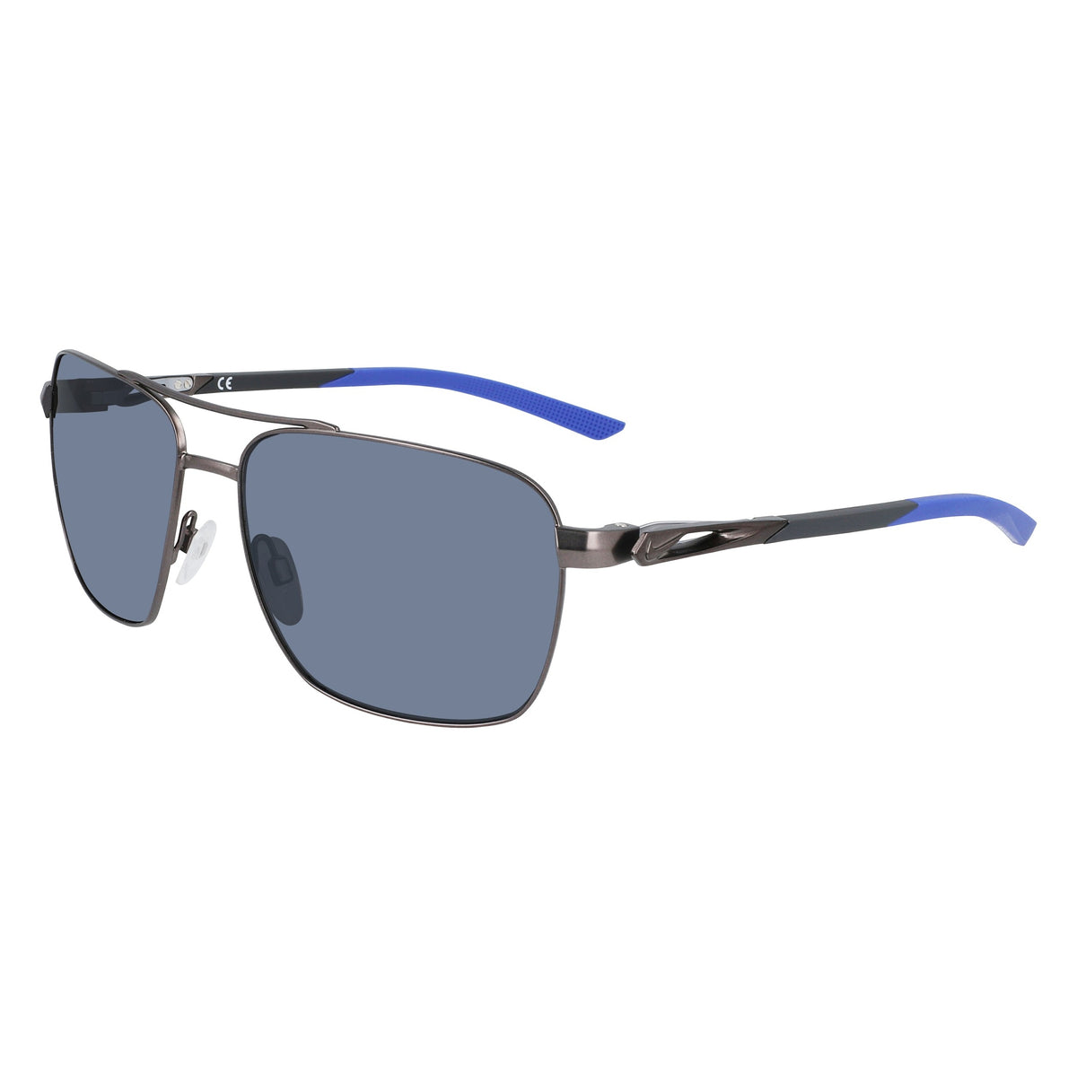 Nike CLUB PREMIER DQ0798 993 Satin Gunmetal sunglasses angle view