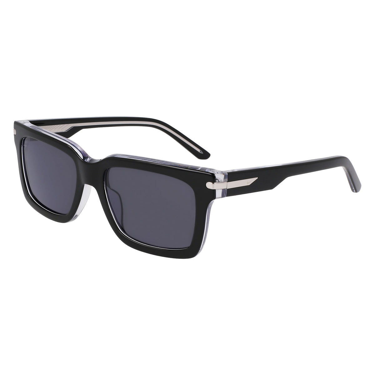Nike CRESCENT I EV24017 010 Black sunglasses angle view