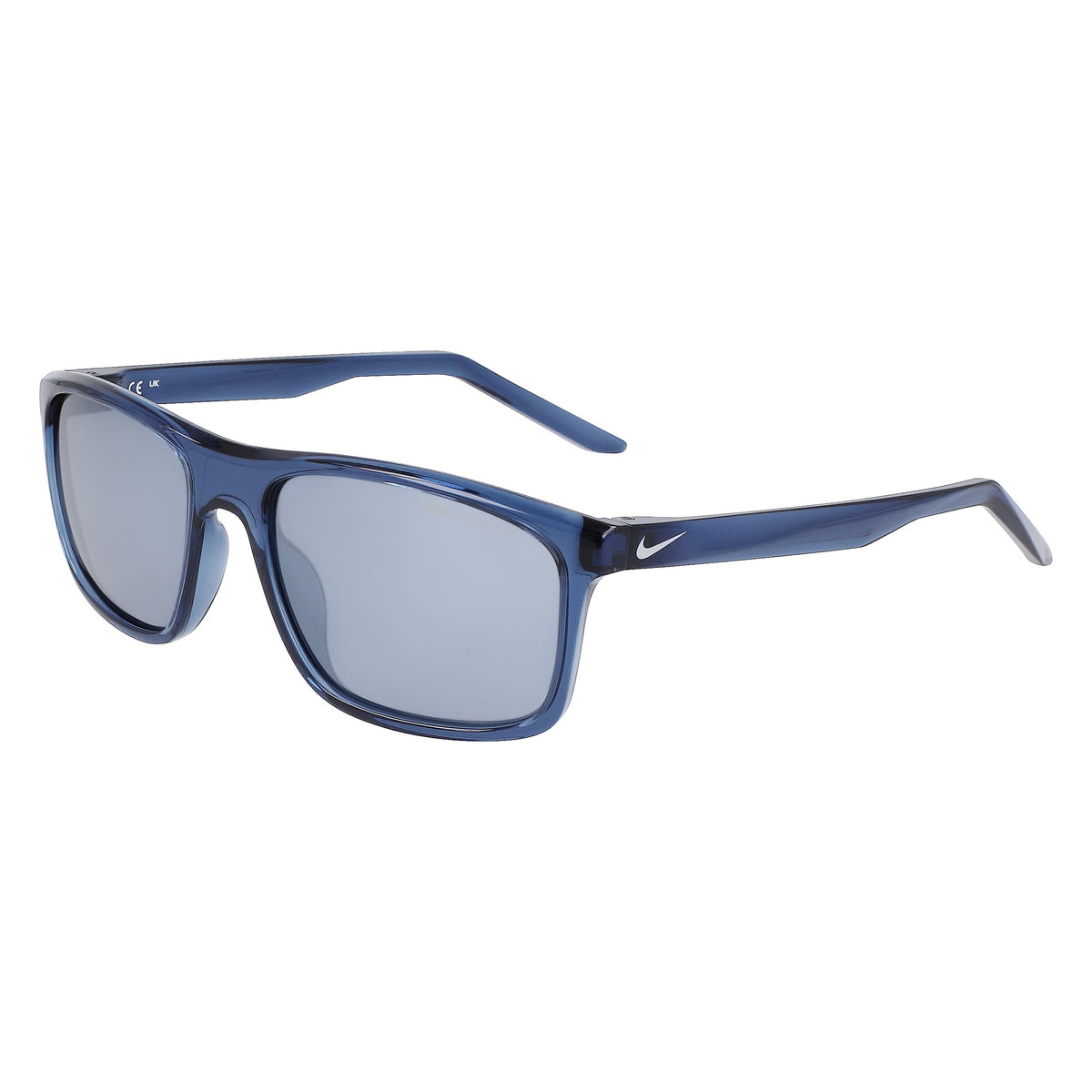 Nike FIRE P FD1818 434 Matte Mystic Navy sunglasses angle view