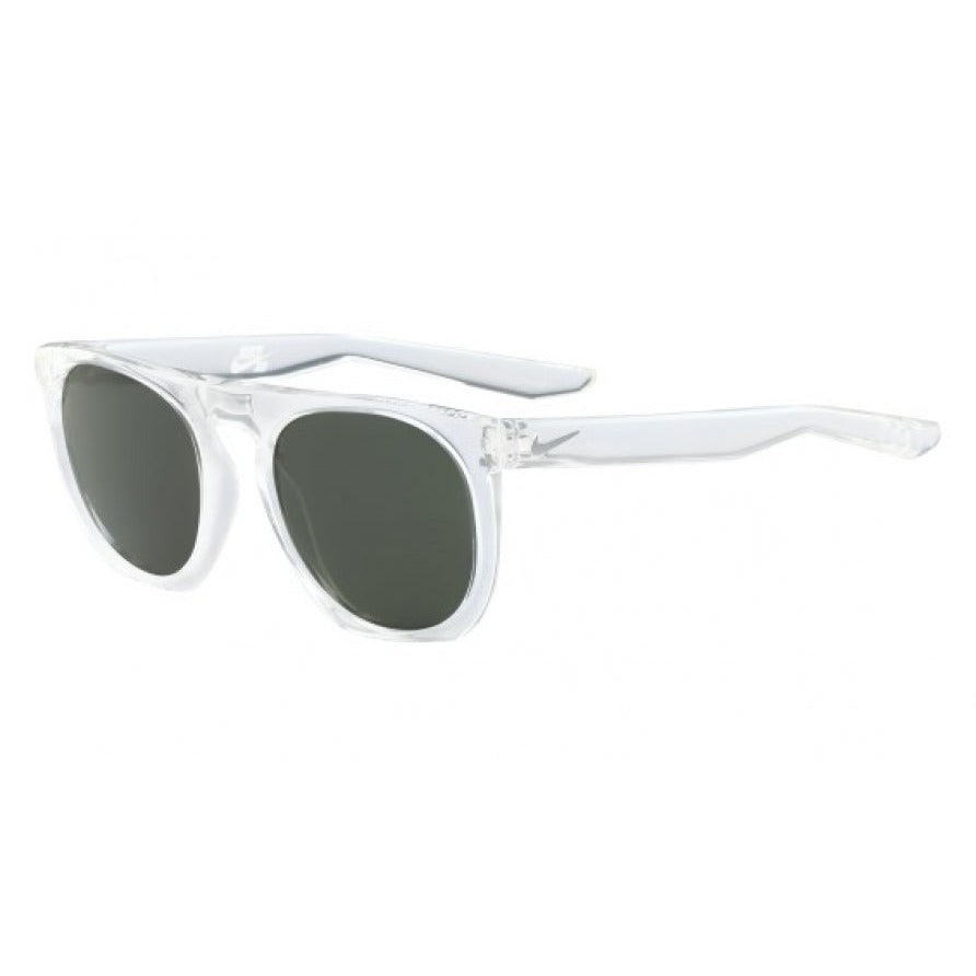 Nike FLATSPOT EV0923 903 Clear sunglasses angle view