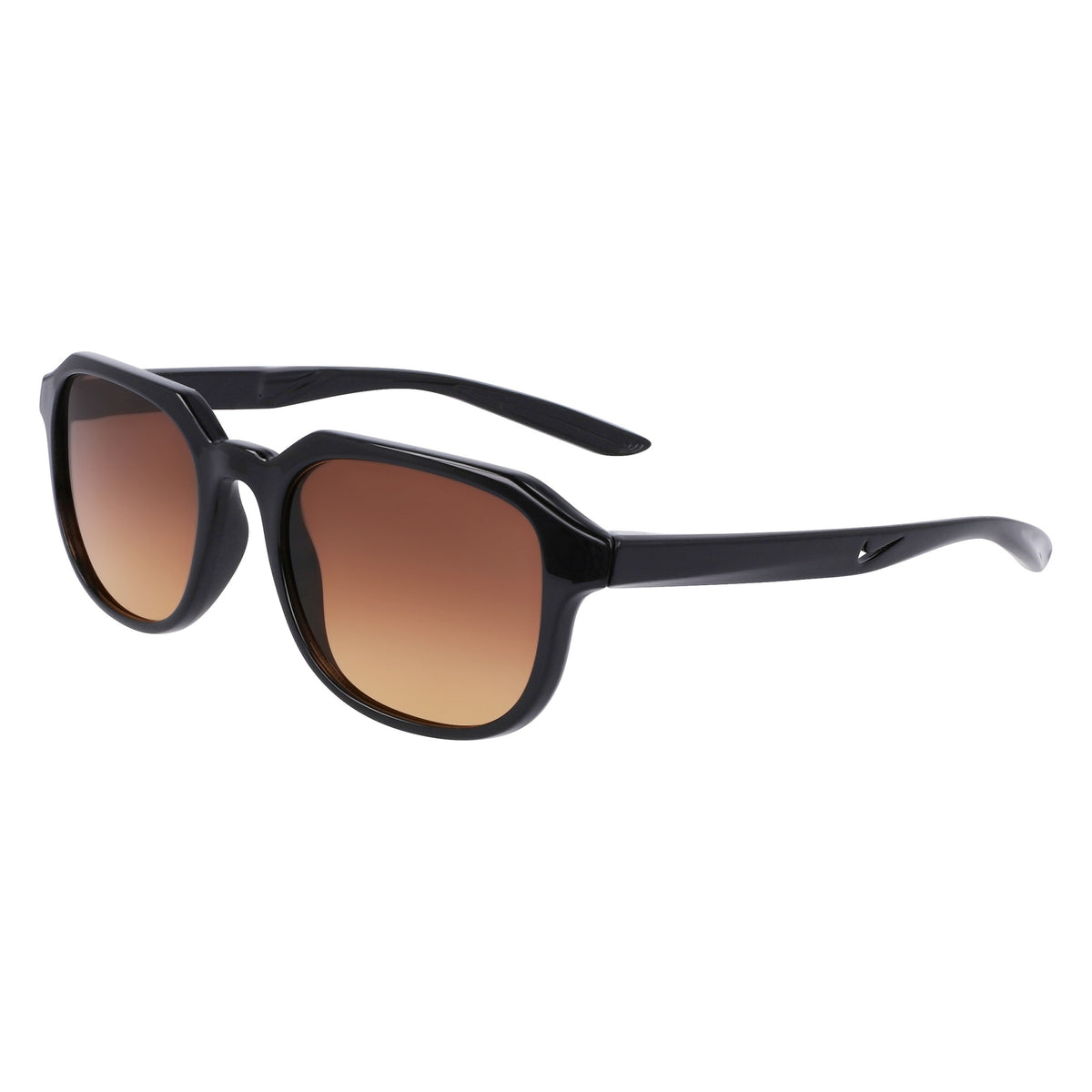 Nike REPRISE M DV6958 087 Black sunglasses angle view
