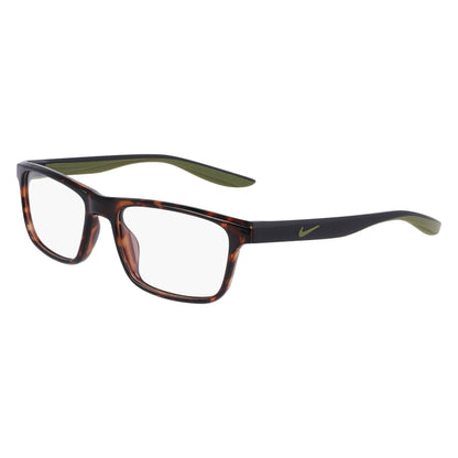 Nike NK7046 239 Tortoise/Matte Anthracite eyeglasses angle view