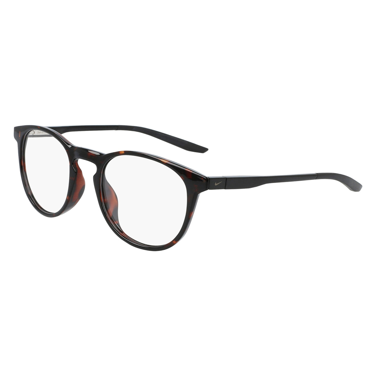Nike NK7285 240 Soft Tortoise eyeglasses angle view