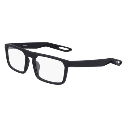Nike NK7306 001 Matte Black eyeglasses angle view