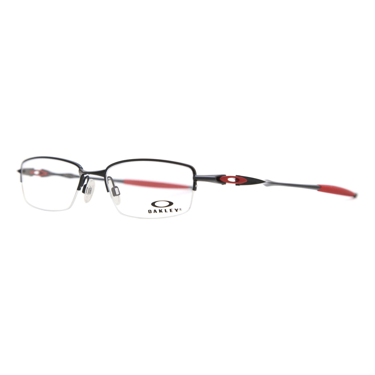 Oakley OX3129 07 Polished Black eyeglasses angle view