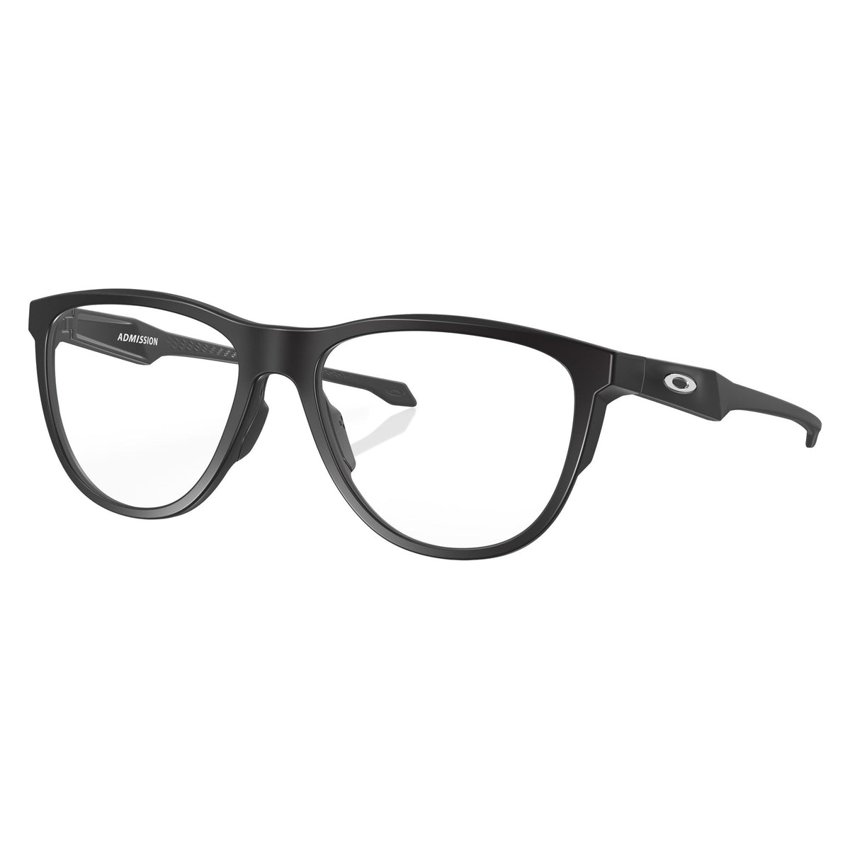 Oakley OX8056 01 Satin Black eyeglasses angle view