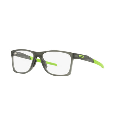Oakley OX8173 03 Satin Smoke Grey eyeglasses angle view