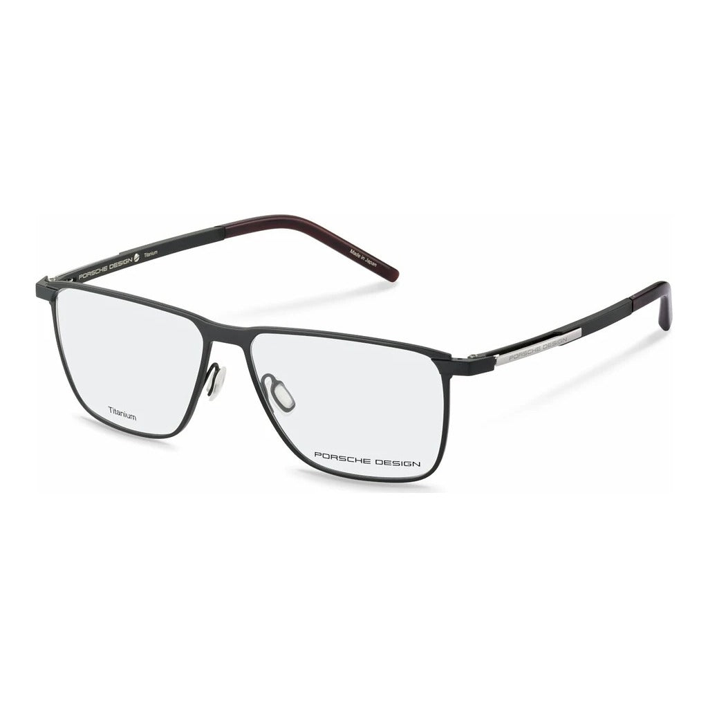 Porsche Design P8391 56A Black/Red eyeglasses angle view