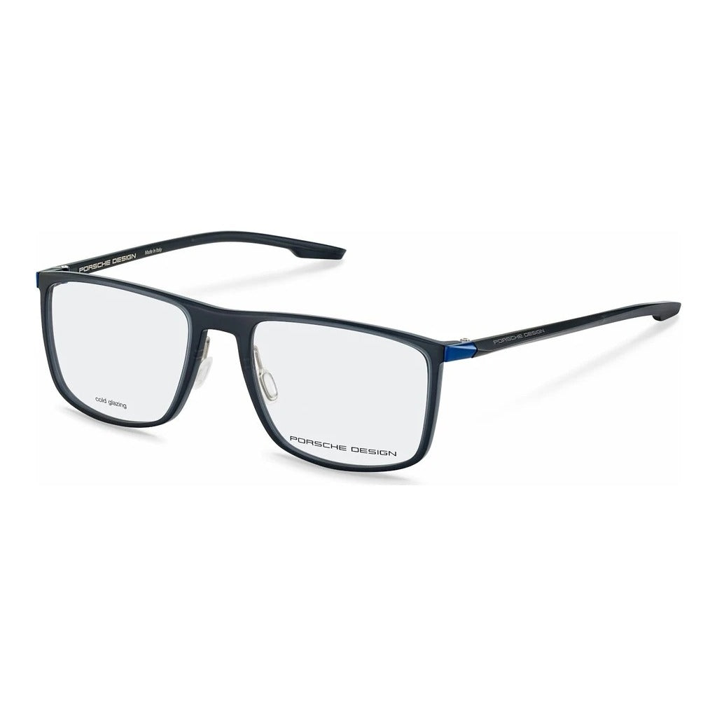 Porsche Design P8738 56B Blue eyeglasses angle view