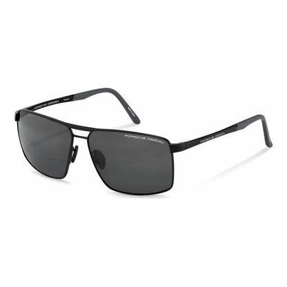 Porsche Design P8918 65A Black sunglasses angle view