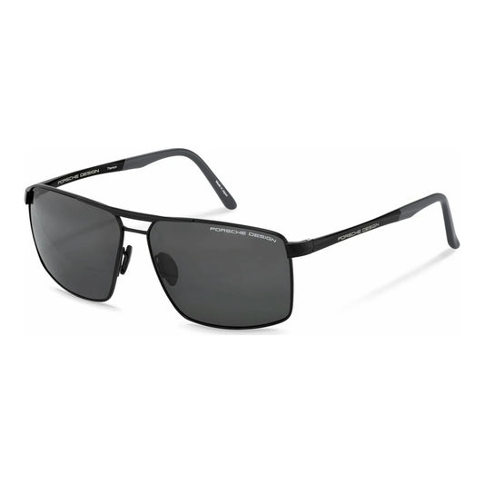 Porsche Design P8918 65A Black sunglasses angle view