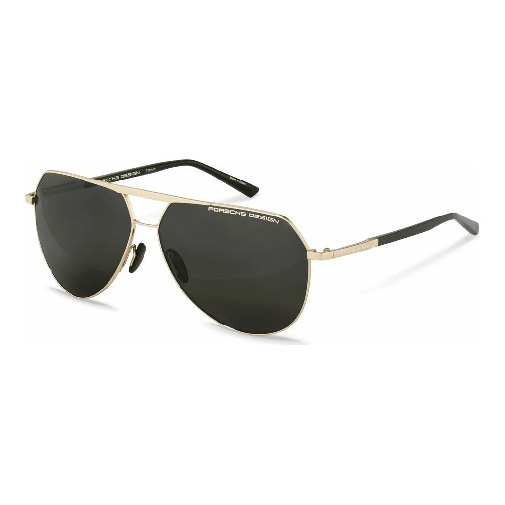 Porsche Design P8931 63C Gold sunglasses angle view