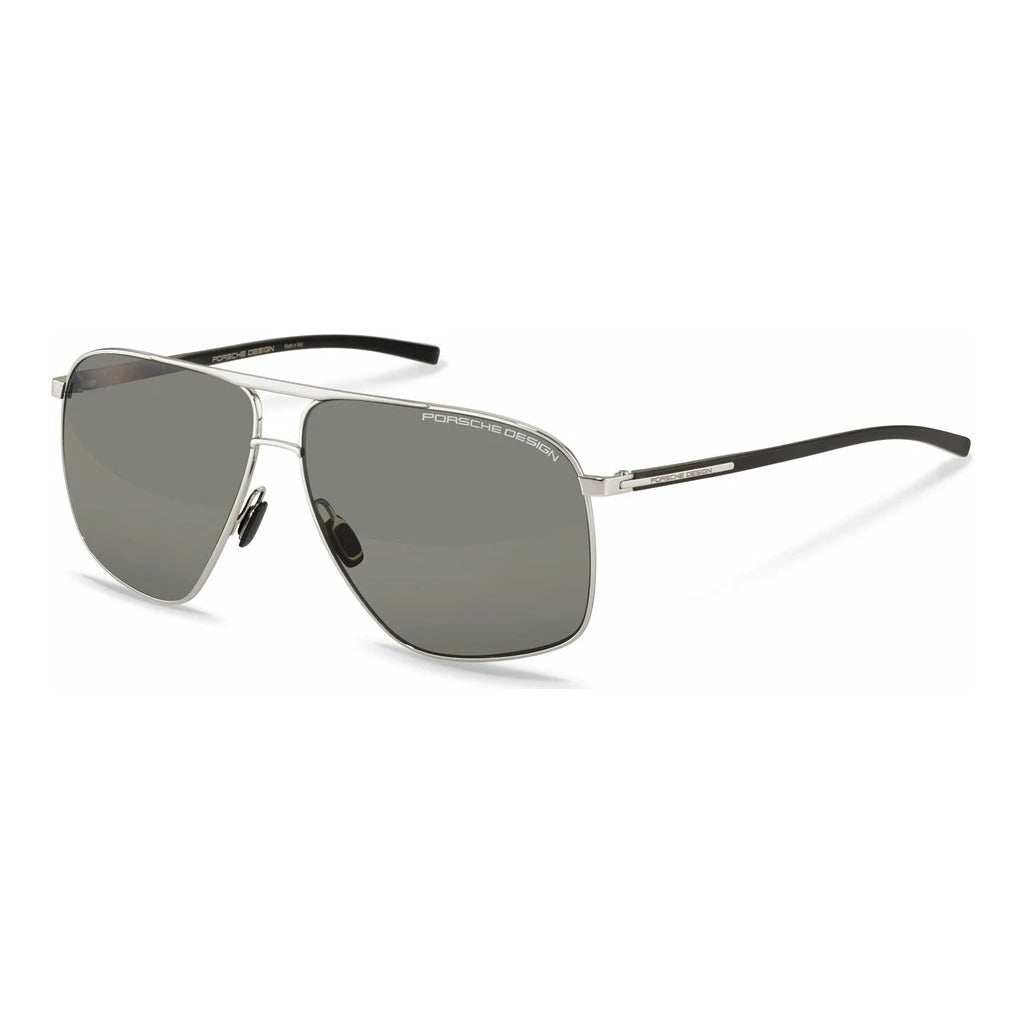 Porsche Design P8933 63D Palladium/Black sunglasses angle view