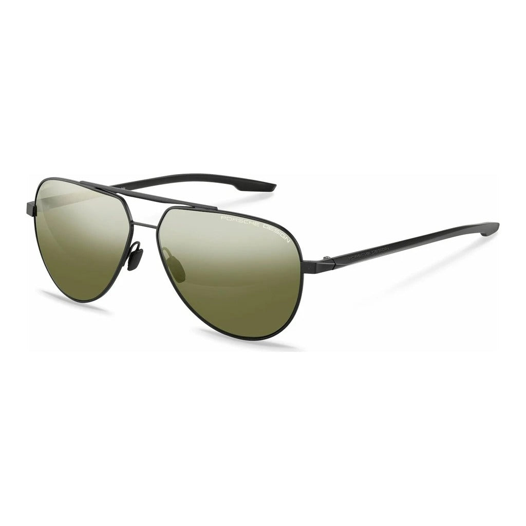 Porsche Design P8935 62A Black sunglasses angle view