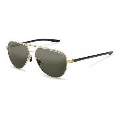 Porsche Design P8935 62B Gold/Black sunglasses angle view