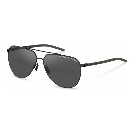 Porsche Design P8968 63A416 Black/Olive sunglasses angle view
