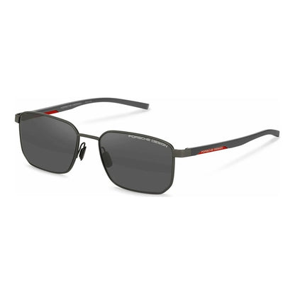 Porsche Design P8982 57C419 Dark Grey/Grey sunglasses angle view