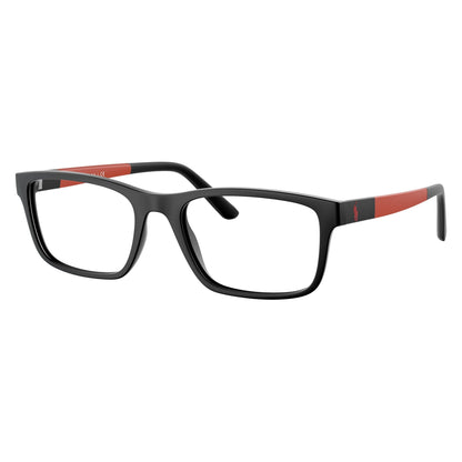 Polo PH2212 5624 Matte Black eyeglasses angle view