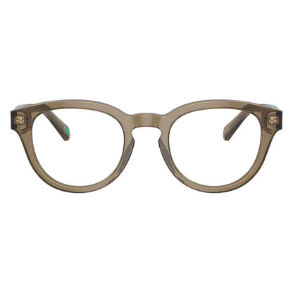 Polo PH2262 6085 Shiny Transparent Light Brown eyeglasses front view