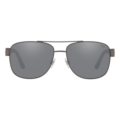 Polo PH3122 91576G Matte Dark Gunmetal sunglasses front view
