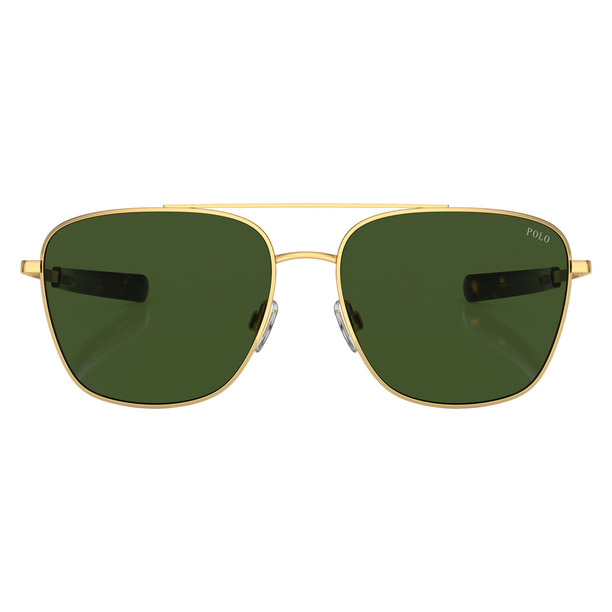 Polo PH3147 941171 Shiny Gold sunglasses front view