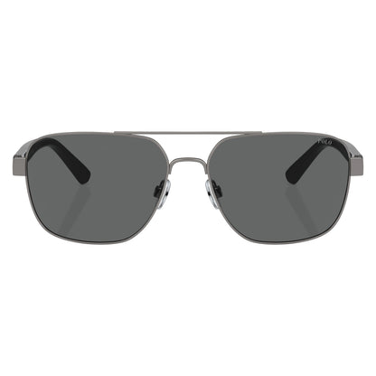 Polo PH3154 905087 Matte Gunmetal sunglasses front view