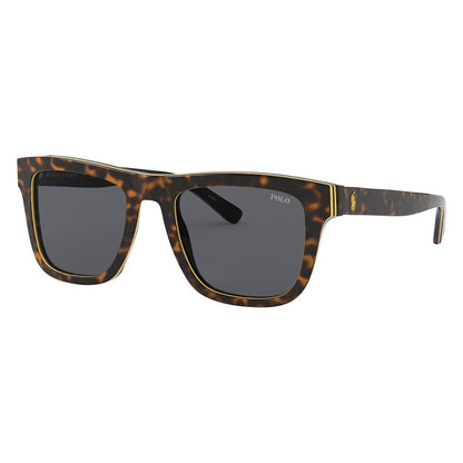 Polo PH4161 582787 Havana/Yellow/Blue sunglasses angle view