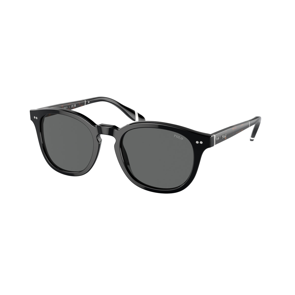 Polo PH4206 500187 Shiny Black sunglasses angle view