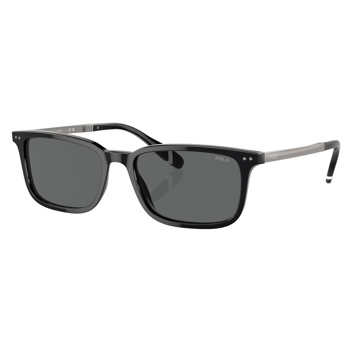 Polo PH4212 500187 Shiny Black sunglasses angle view