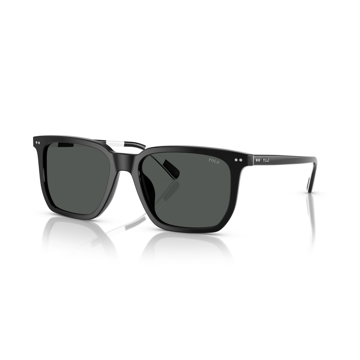 Polo PH4224U 500187 Shiny Black sunglasses angle view