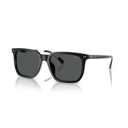 Polo PH4224U 500187 Shiny Black sunglasses angle view