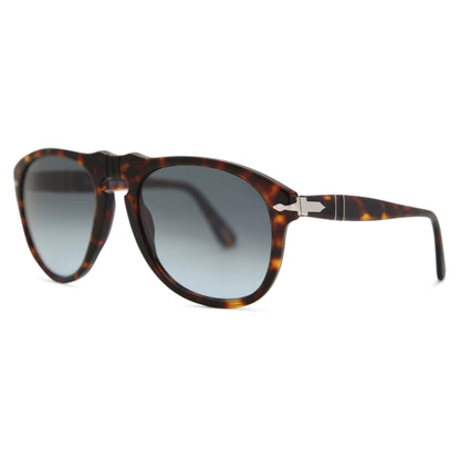 Persol PO0649 24/86 Havana sunglasses angle view