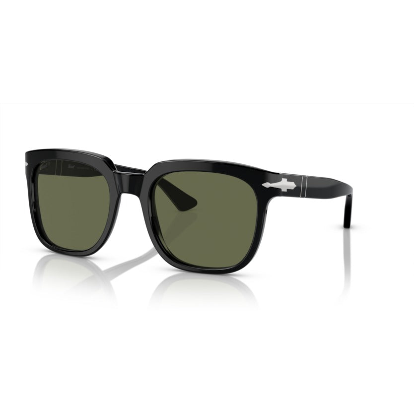 Persol PO3323S 95/58 Black sunglasses angle view
