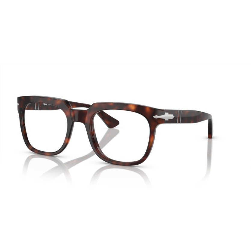 Persol PO3325V 24 Havana eyeglasses angle view