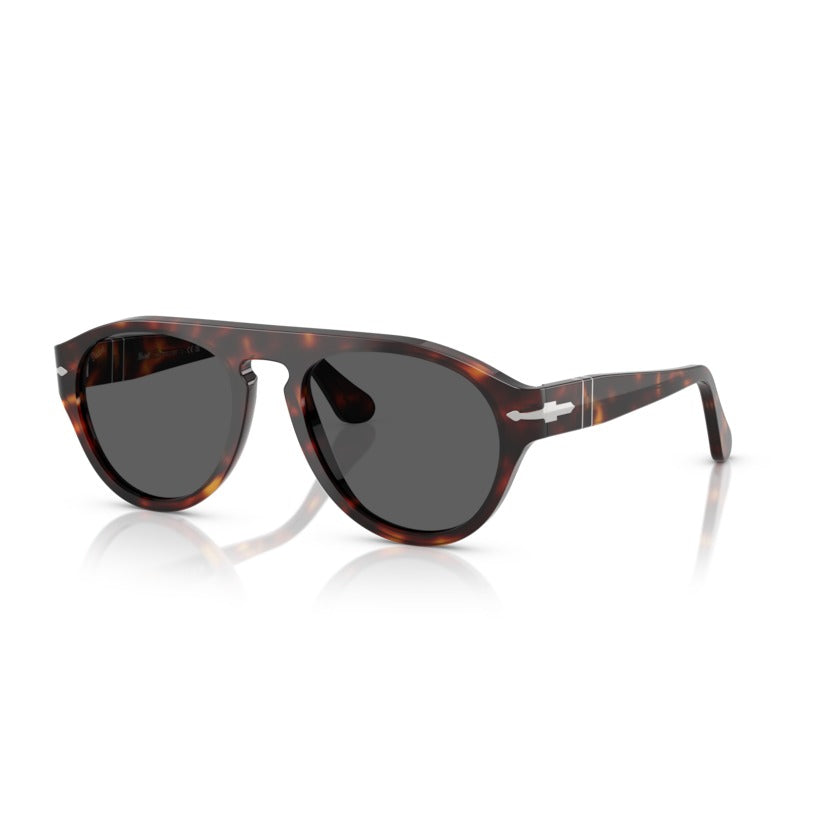 Persol PO3370S 24/B1 Havana sunglasses angle view