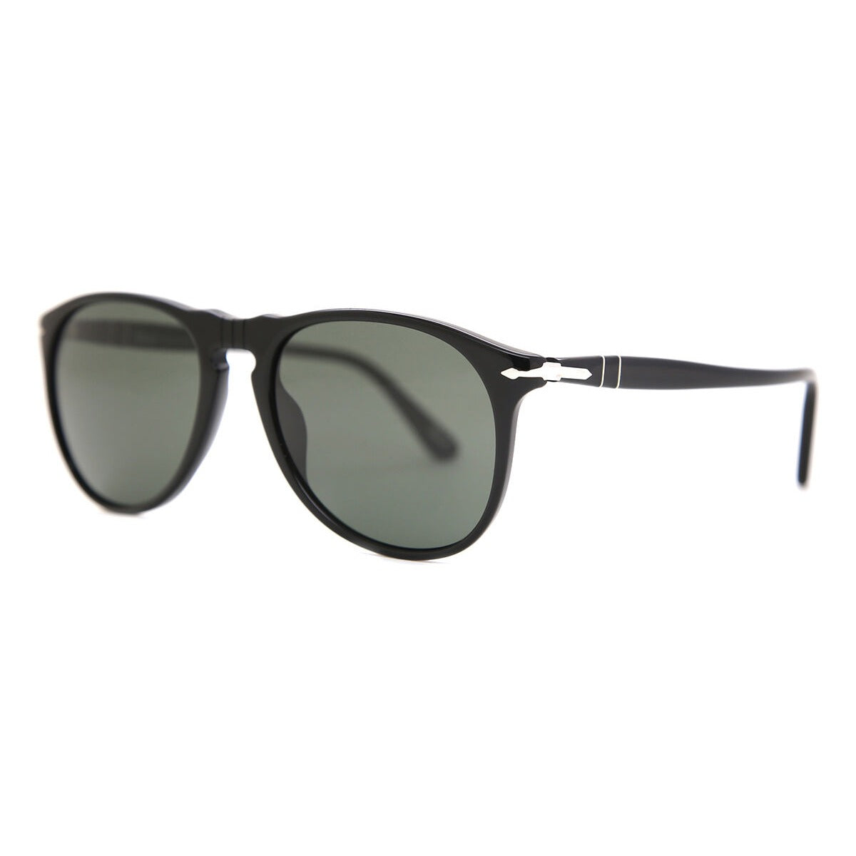 Persol PO9649S 95/31 Black sunglasses angle view