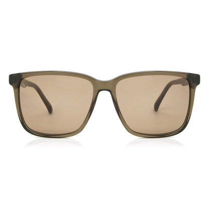 Rodenstock R3336 59B151 Transparent Olive Green sunglasses front view