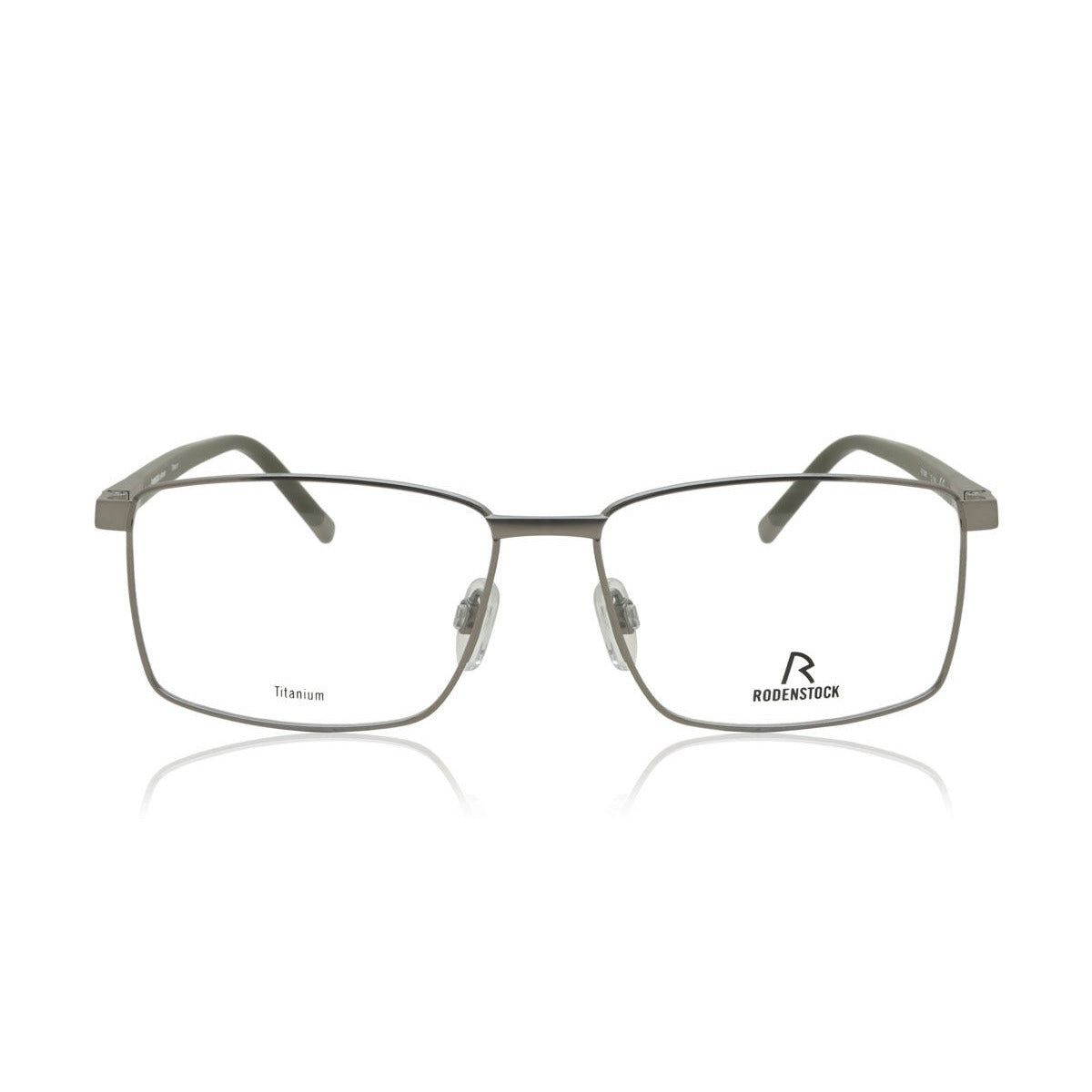 Rodenstock R7047 55D Light Gunmetal/Dark Grey eyeglasses front view