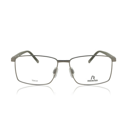 Rodenstock R7047 55D Light Gunmetal/Dark Grey eyeglasses front view