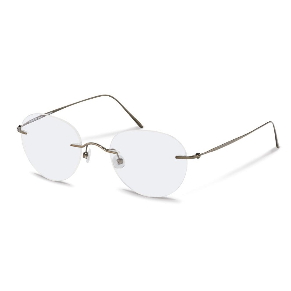 Rodenstock R7084 51B0S2 Dark Gunmetal eyeglasses angle view