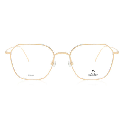 Rodenstock R7121 53B Gold/Black eyeglasses front view