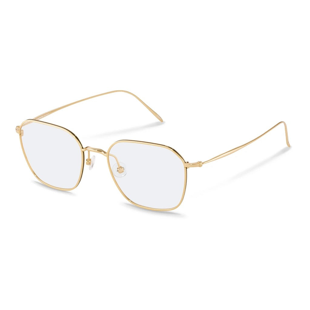 Rodenstock R7121 53B Gold/Black eyeglasses angle view