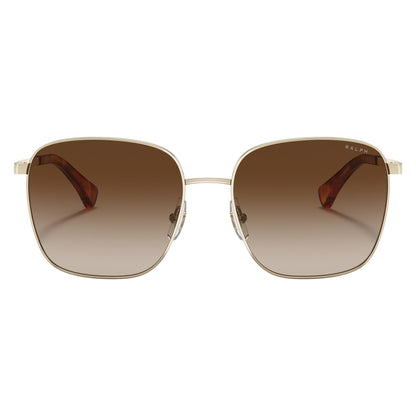 Ralph RA4136 911613 Shiny Pale Gold sunglasses front view