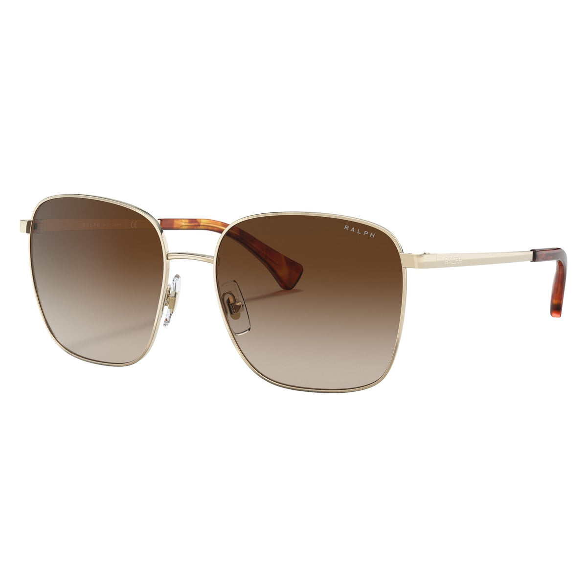 Ralph RA4136 911613 Shiny Pale Gold sunglasses angle view