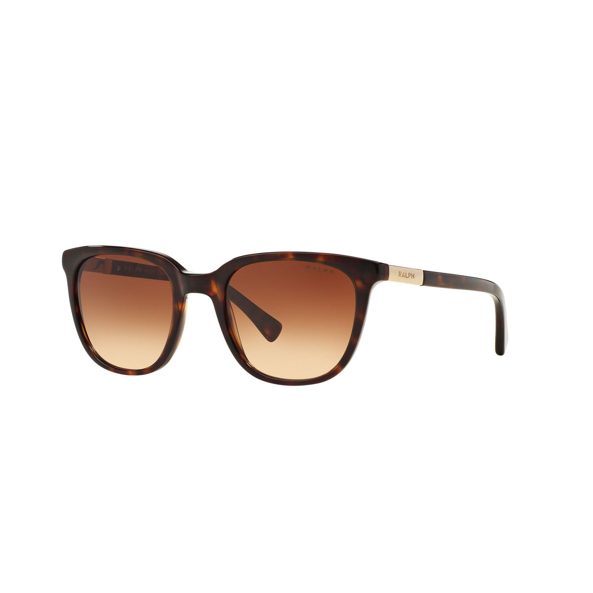Ralph RA5206 137813 Shiny Dark Havana sunglasses angle view