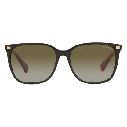 Ralph RA5293 60378E Shiny Black sunglasses front view