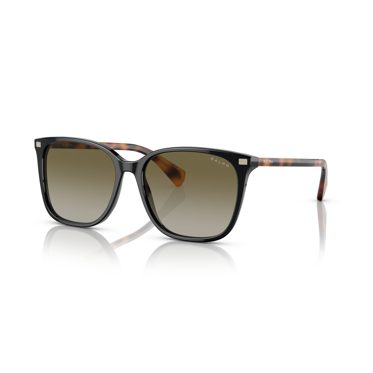 Ralph RA5293 60378E Shiny Black sunglasses angle view