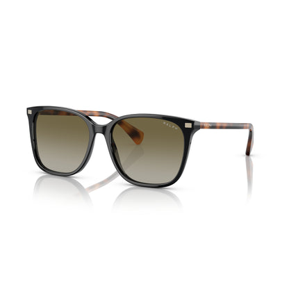 Ralph RA5293 60378E Shiny Black sunglasses angle view
